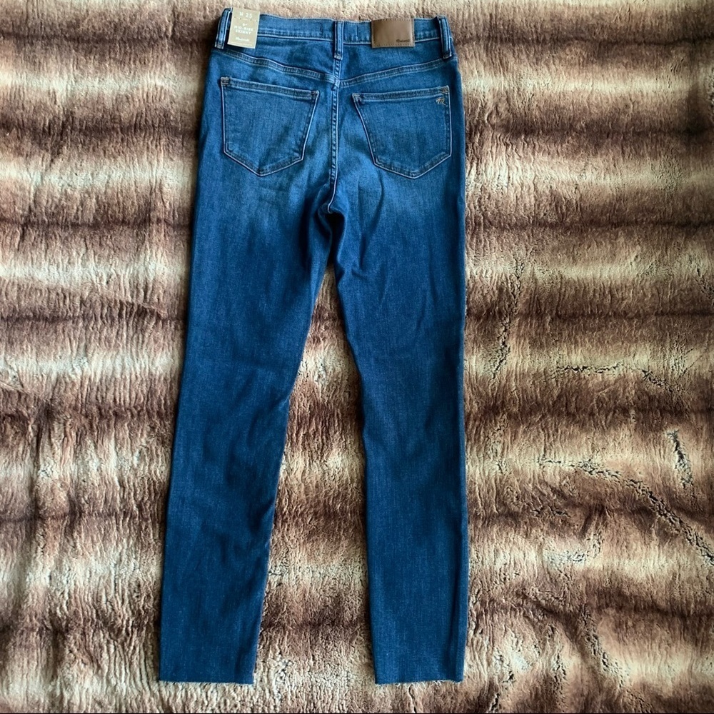 Madewell Mid Rise 9 Inch Button Front Skinny Jean - Picture 3 of 10